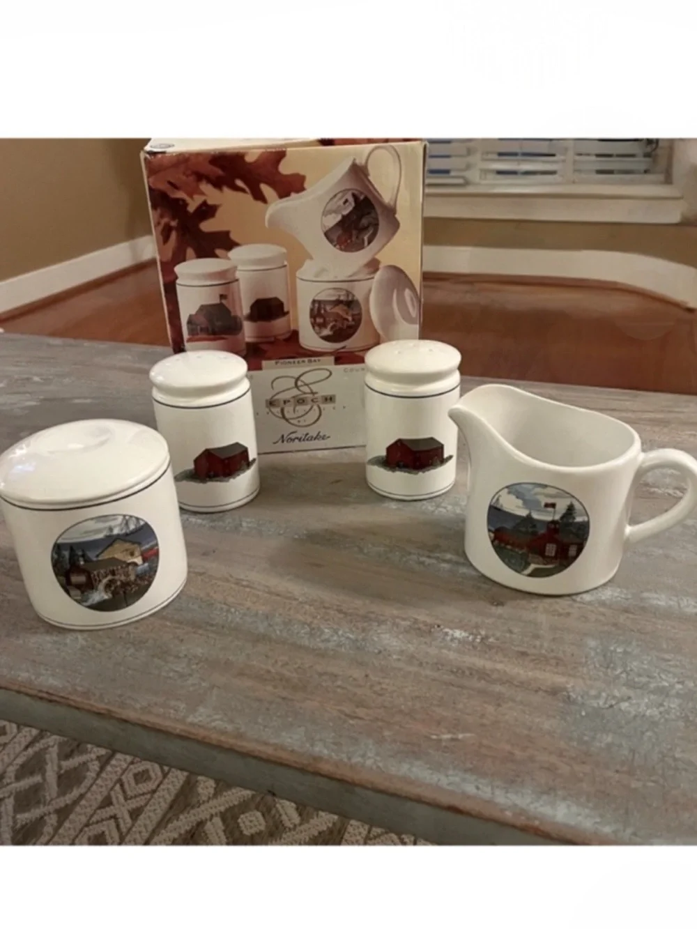 Epoch Collections Noritake Pioneer Bay Four Piece Set